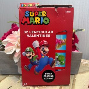 Super Mario Lenticular Valentines Day Cards 56 Cards Included VIDEO